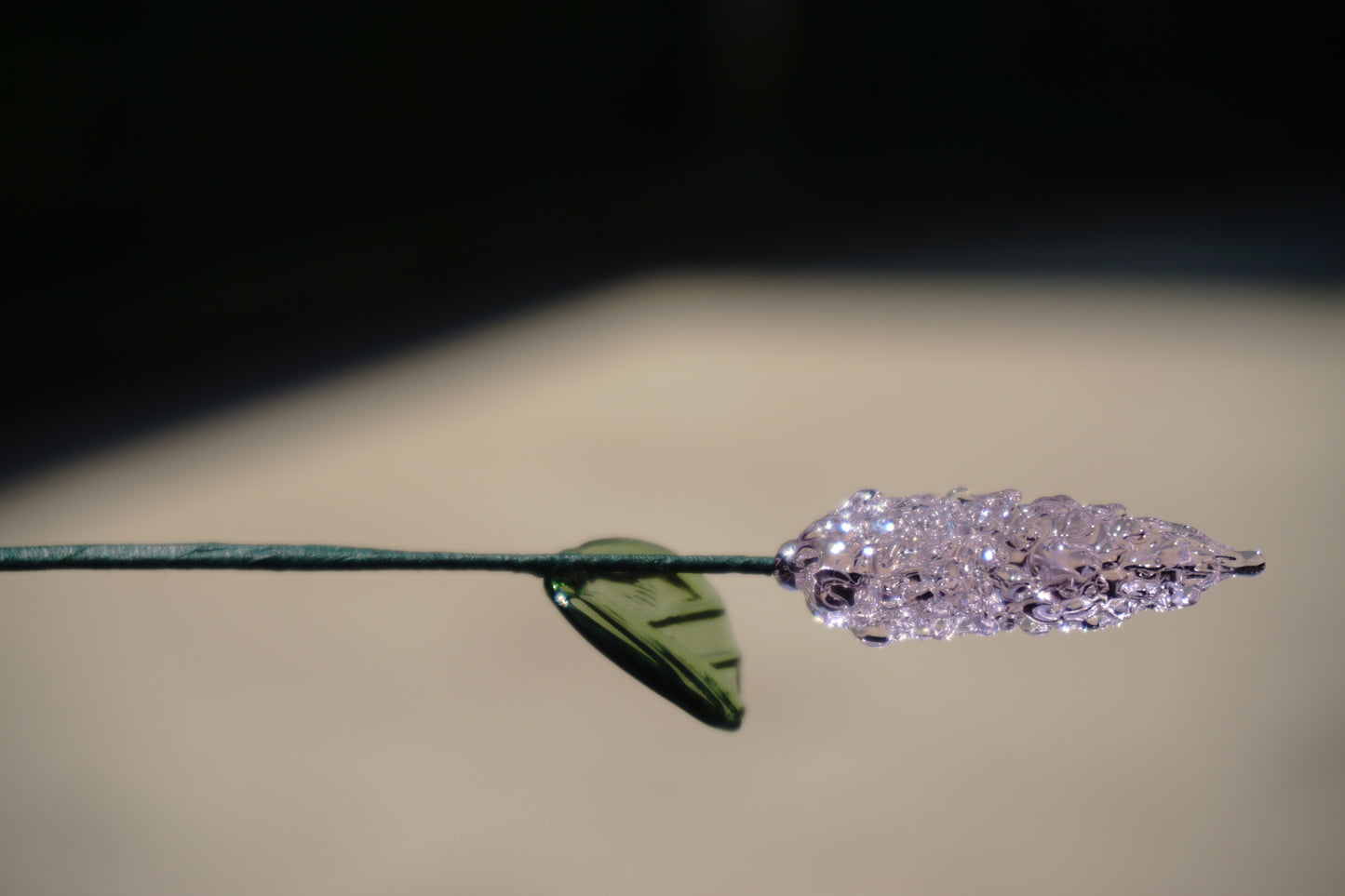 Transparent Handcrafted Glass Bouquet